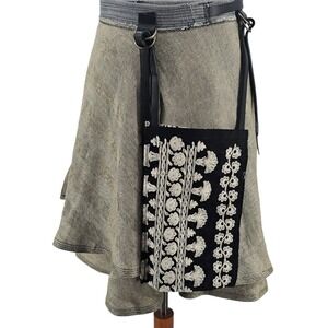 Tila &‎ The Textiles Adjustable Waist Laganlook Wrap Skirt with Pouch